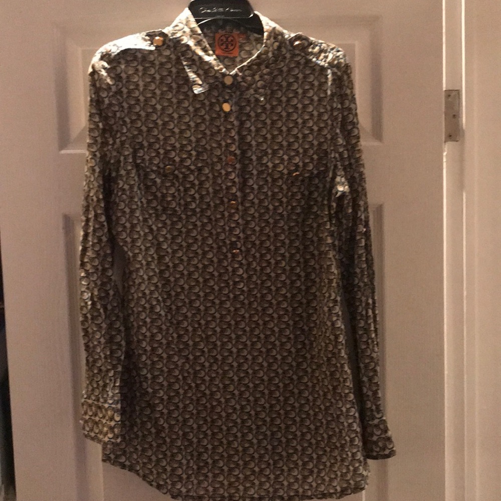 Tory Burch elephant printed tunic